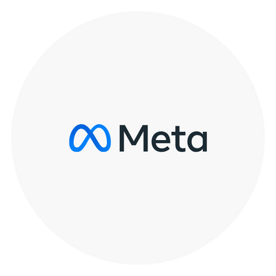 meta website design logo