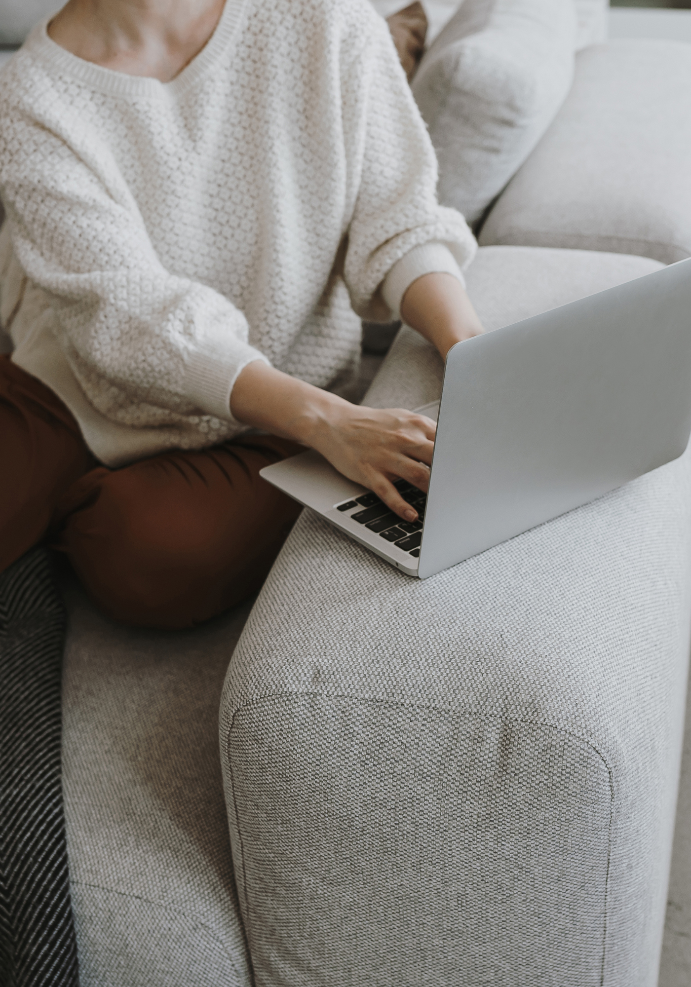 Clean and calm wellness website design